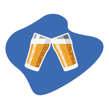 Bières qui trinquent