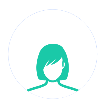 Une silhouette d'une femme et le signe supérieur