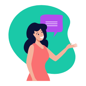 Une femme tient un sablier géant dans ses mains