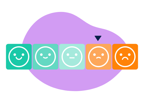Illustration de l’échelle visuelle analogique permettant une évaluation de la douleur